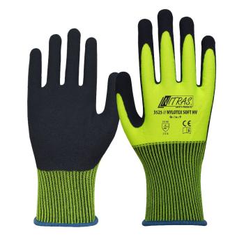 NITRAS NYLOTEX SOFT HV, Nylonhandschuhe, neongelb 3525