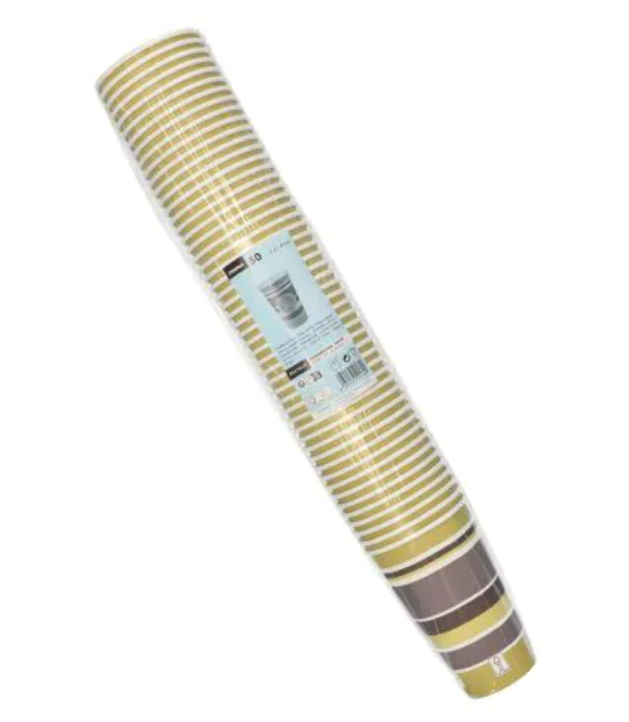 Heißgetränkebecher, Pappe 0,4 / 0,25 l doppelwandig, "Coffee Rings" Papstar 50Stk