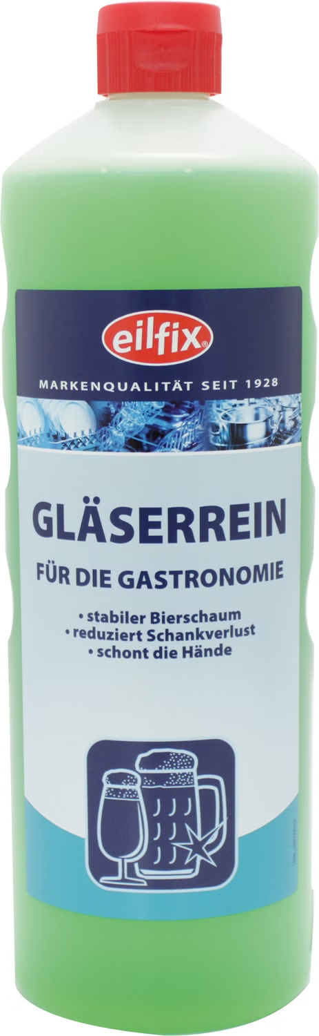 Gläserrein flüssig 1000ml für manuelle Reinigung Becker Chemie BIERGLASREINIGER HANDGESCHIRRSPÜLMITTEL