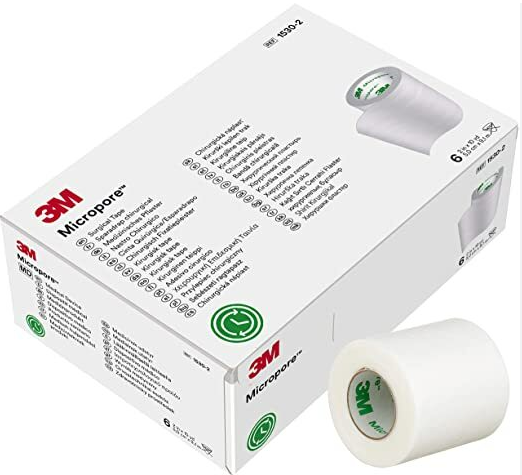 3M Micropore Vliespflaster weiß Fixierpflaster Pflaster Tape versch. Größen