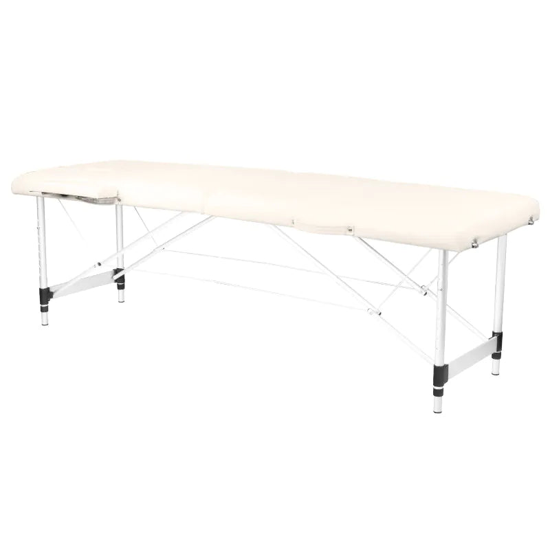 Klapp-Massageliege alu komfort 2-teilig. Champagne