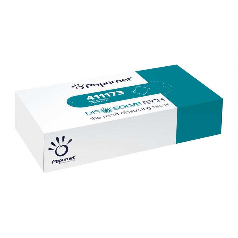 Kosmetiktücherboxen 2-lagig, 100 Blatt / Box, selbstauflösend Papernet 411173