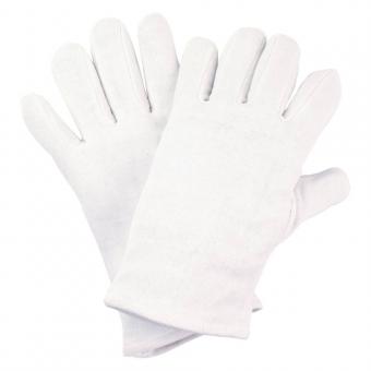 NITRAS Baumwoll-Trikot-Handschuhe, weiß 5313