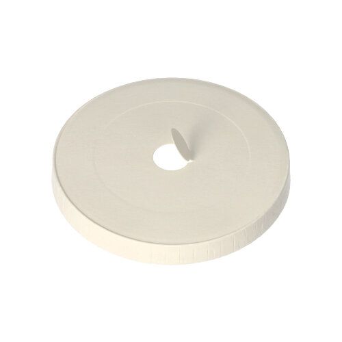 Deckel für Trinkbecher, Pappe "pure" rund Ø 9 cm weiss Papstar 50 stk.