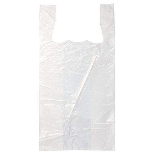 Hemdchen-Tragetaschen, HDPE 60 x 30 x 18 cm weiss Papstar 200 stk.