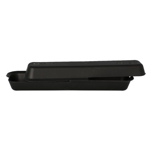 Mehrweg-Foodboxen, 23,4 x 5,85 cm schwarz Papstar 90 stk.