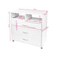 Kosmetikwagen podologie y-200 weiß
