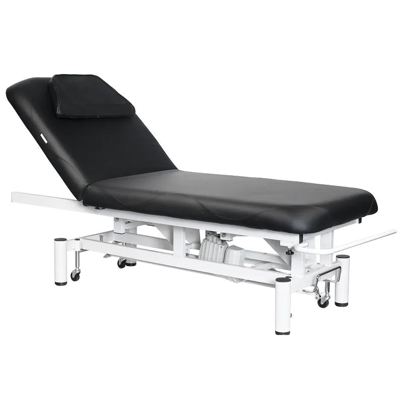 Elektrische Massage Liege Schwarz Elektrisch Kunstleder