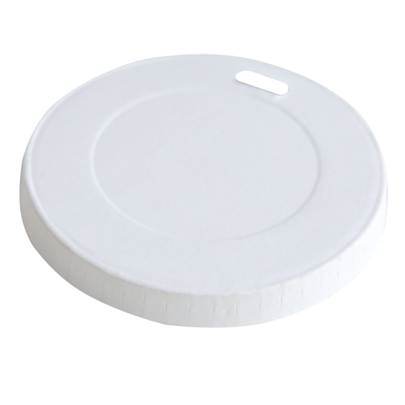 Bio Flachdeckel für Pappbecher mit Trinköffnung | Pappe | 9cm | 50 Stk.