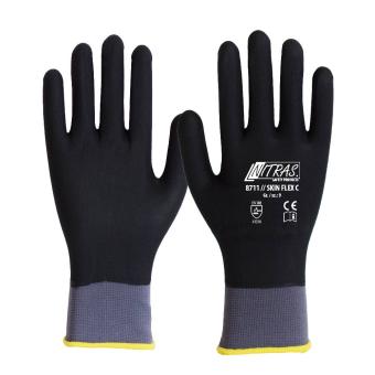 NITRAS SKIN FLEX C, Strickhandschuhe, Spezial-Stretch-Strick 8711
