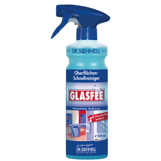 GLASFEE Oberflächen-Schnellreiniger 500 ml – Gebrauchsfertiger Glasreiniger
