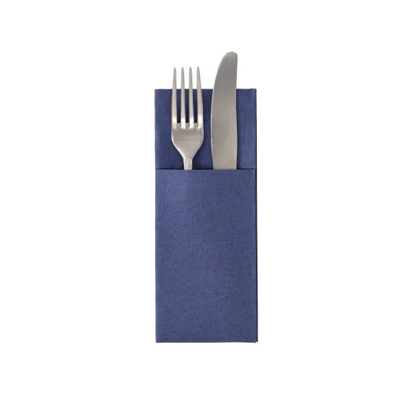 Bestecktaschen "ROYAL Collection" 40 x 30 cm  dunkelblau 50stk