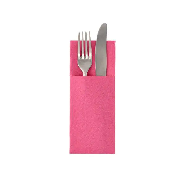 Bestecktaschen "ROYAL Collection" 40 x 30 cm  fuchsia 50stk