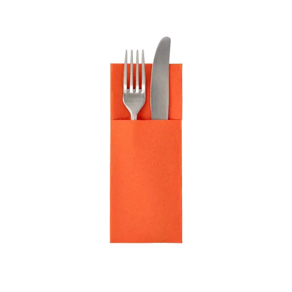 Bestecktaschen "ROYAL Collection" 40 x 30 cm nektarine 50stk