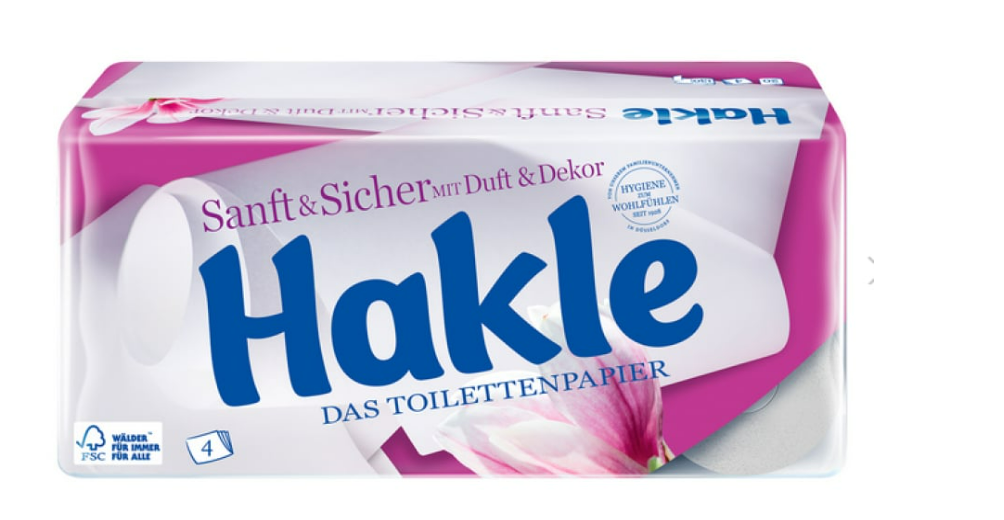 Hakle Toilettenpapier Ultra Soft 4 lagig 20 Rollen super weich Klopapier
