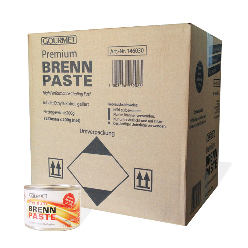 Sicherheits-Brennpaste 200 g, 72Dos/Karton