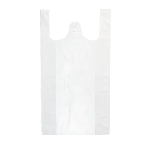 Hemdchen-Tragetaschen, HDPE 48x27x12cm weiss Papstar 500 stk.