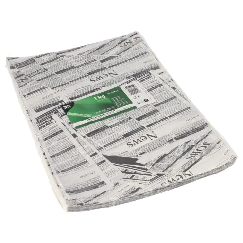 Einschlagpapiere, Cellulose 35 x 25 cm "Newsprint 1kg