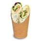 Wrap Cups, Pappe  braun 50stk/Stg