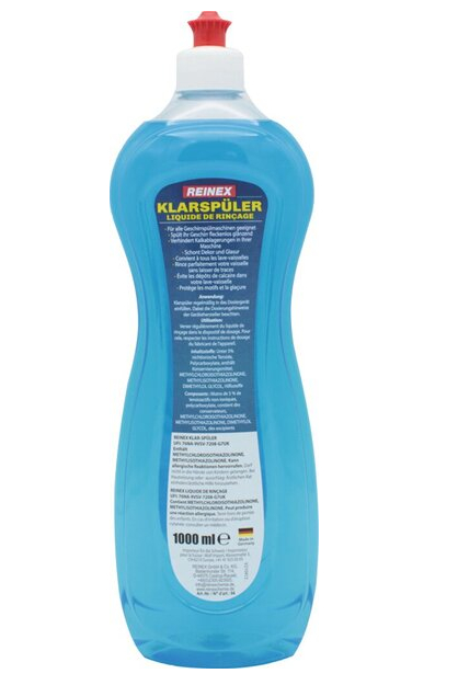 Klarspüler Reinex 1 L für Gläser und Geschirr in Geschirrspülmaschinen