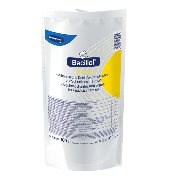 Bacillol® Tissues Alkoholische Schnell-Desinfektionstücher Flächendesinfektion