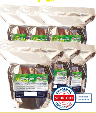 Cleanpaper Wet Wipes Tex – Desinfektionstücher feucht (750 Blatt, Vlies)