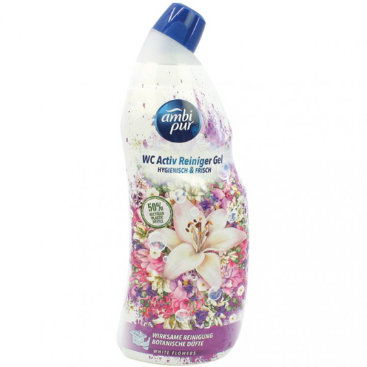 WC Reinigungsgel Ambi Pur 750ml White Flowers WC Reiniger