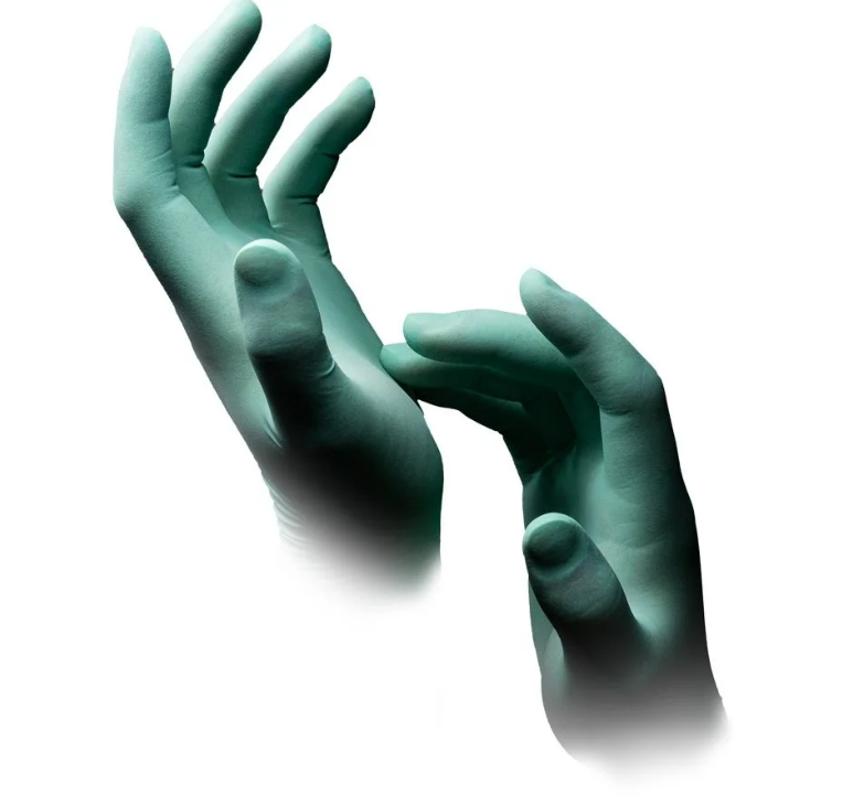 Med Comfort Style Aloe Latex Einweg Handschuhe Einmal Grün puderfrei XS-XL