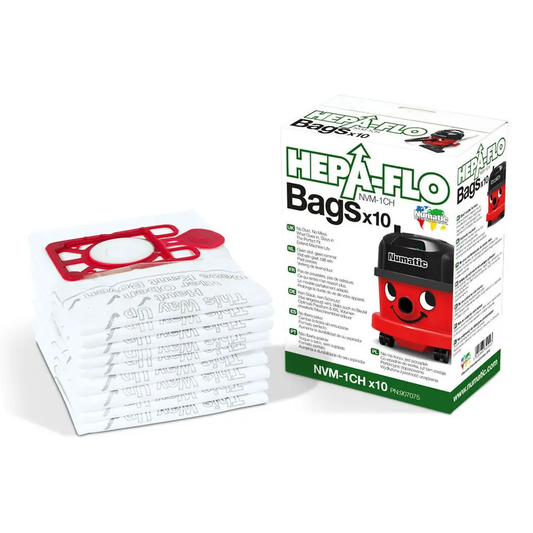 Numatic 604015 10x Staubsaugerbeutel für Henry Bodenstaubsauger
