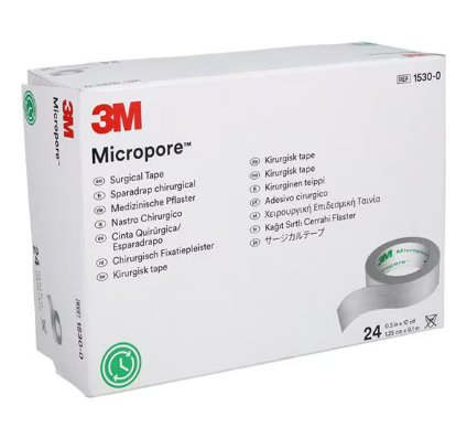 3M Micropore Vliespflaster weiß Fixierpflaster Pflaster Tape versch. Größen