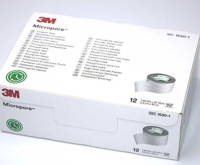3M Micropore Vliespflaster weiß Fixierpflaster Pflaster Tape versch. Größen