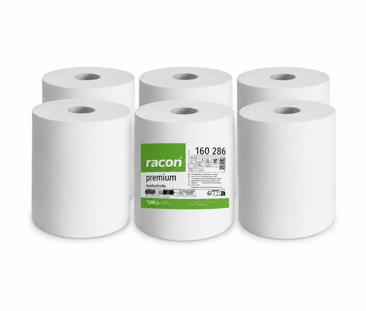 racon® Premium Handtuchrolle 1-lagig 160507 – 6 Rollen