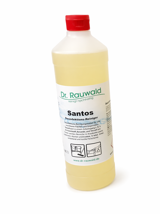 Santos Dr. Rauwald Konzentrat Flächendesinfektionsmittel Desinfektionsreiniger Quatbasis 1L-10L
