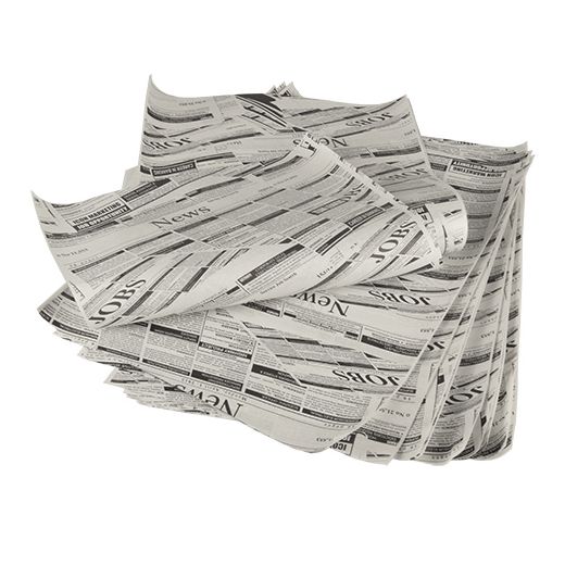 Einschlagpapiere, Cellulose 35 x 25 cm "Newsprint 1kg