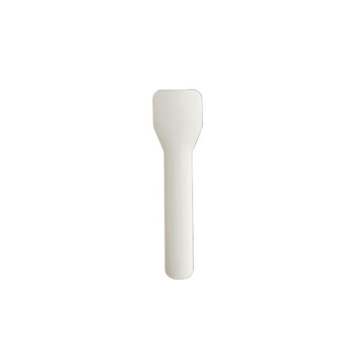 Eislöffel aus Papier "pure" 9,5 cm weiss aus FSC® zertifiziertem Papier 100stk