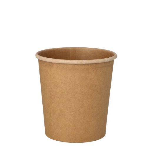 Suppenbecher To Go, Pappe "pure" braun 25stk