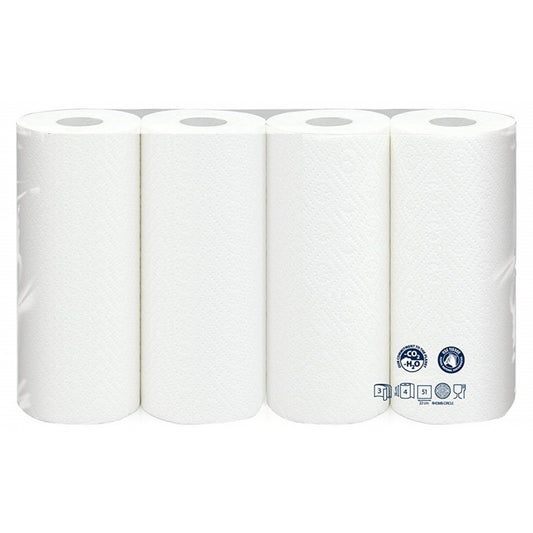 Küchenrolle 3-lagig Küchenpapier Zellstoff hochweiß  50Blatt