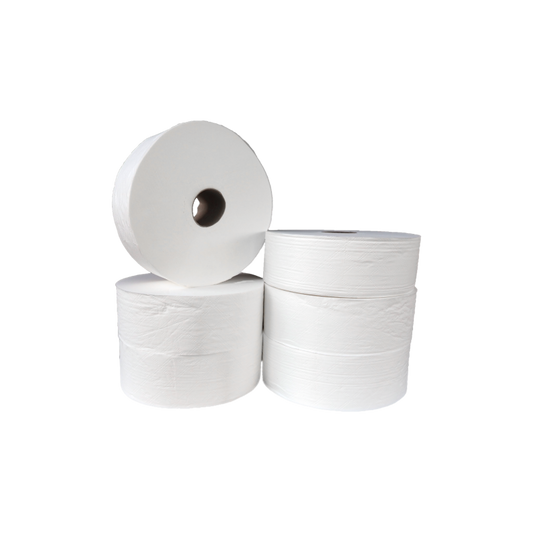 6 Rollen Jumbo Toilettenpapier 2-lg. hochweiß 250m Topa WC Papier