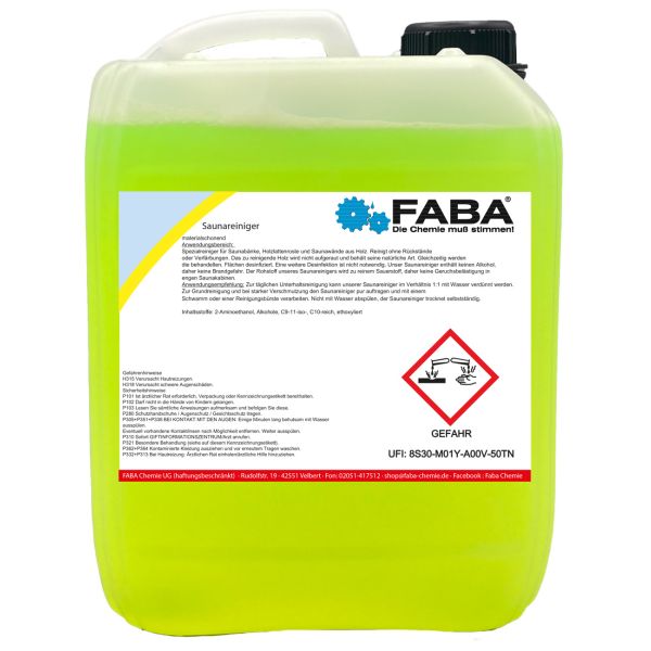 Saunareiniger Konzentrat materialschonend 5 Liter