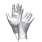 UNIGLOVES FANCY® SILVER Nitril Einmalhandschuhe Puderfrei XS-L