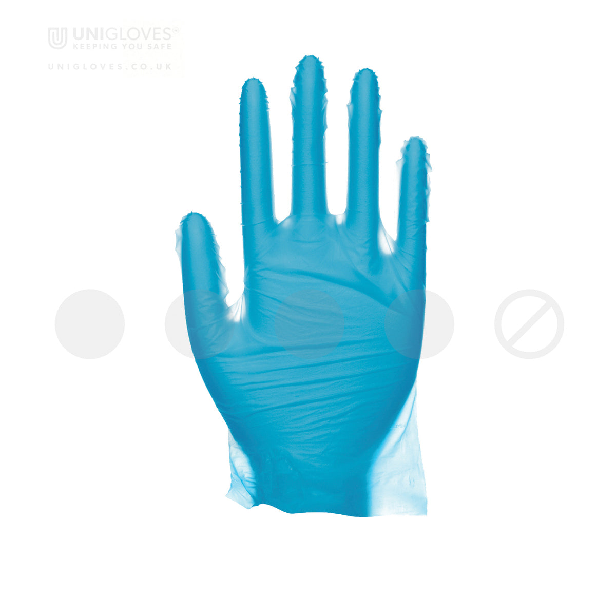 UNIGLOVES UNICARE TPE BLUE 200Stk