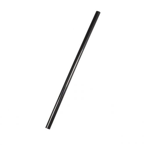 Trinkhalme Strohhalme Partyhalm starr schwarz 200x8mm Mehrweg 500stk Jumbo