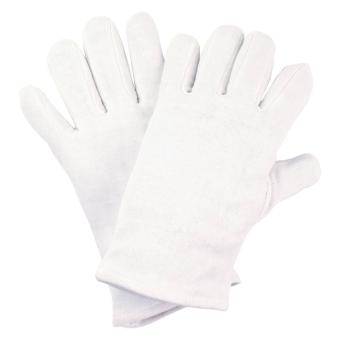 NITRAS Baumwoll-Trikot-Handschuhe, weiß 5324
