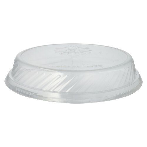 Deckel für Menüteller (Mehrweg), Ø 22,7 cm · H 4,1 cm transparent Papstar 12 stk.