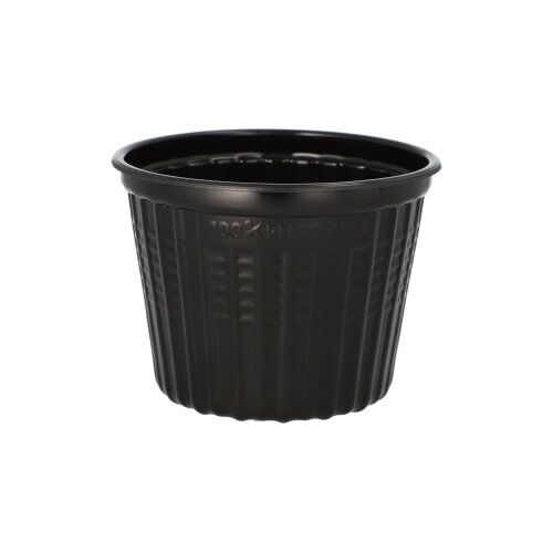 Snack- und Suppenbecher (Mehrweg), 500 ml Ø 11,5 cm · H 8,5 cm schwarz Papstar 25 stk.
