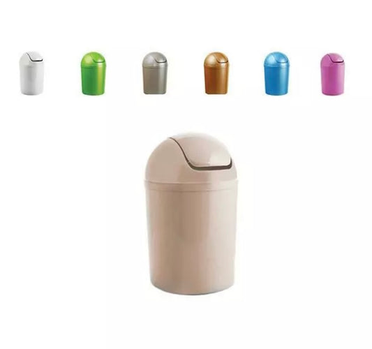 PLAFOR Schwingdeckeleimer 5 Liter – Mülleimer, Abfalleimer & Kosmetikeimer