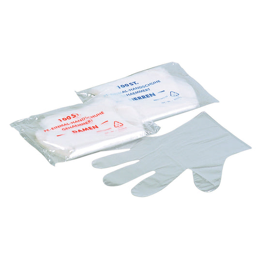 UNIGLOVES PE-HANDSCHUH, TRANSPARENT